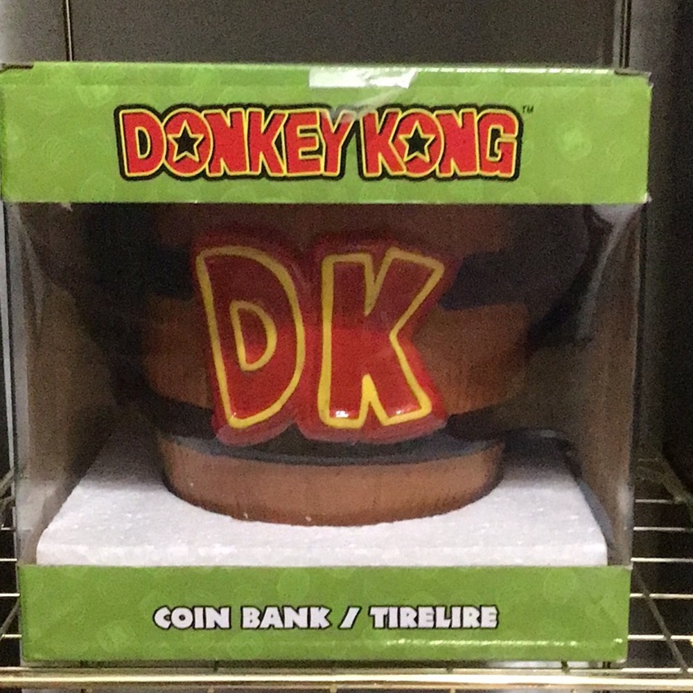 Donkey Kong DK Coin Bank